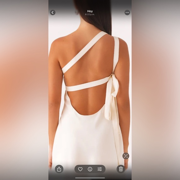 Peppermayo Cream Satin Fabric - Picture 6 of 9